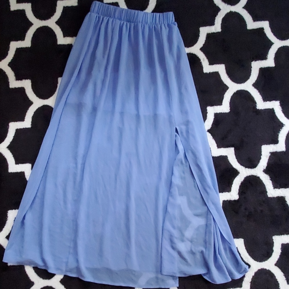 Periwinkle Maxi Skirt